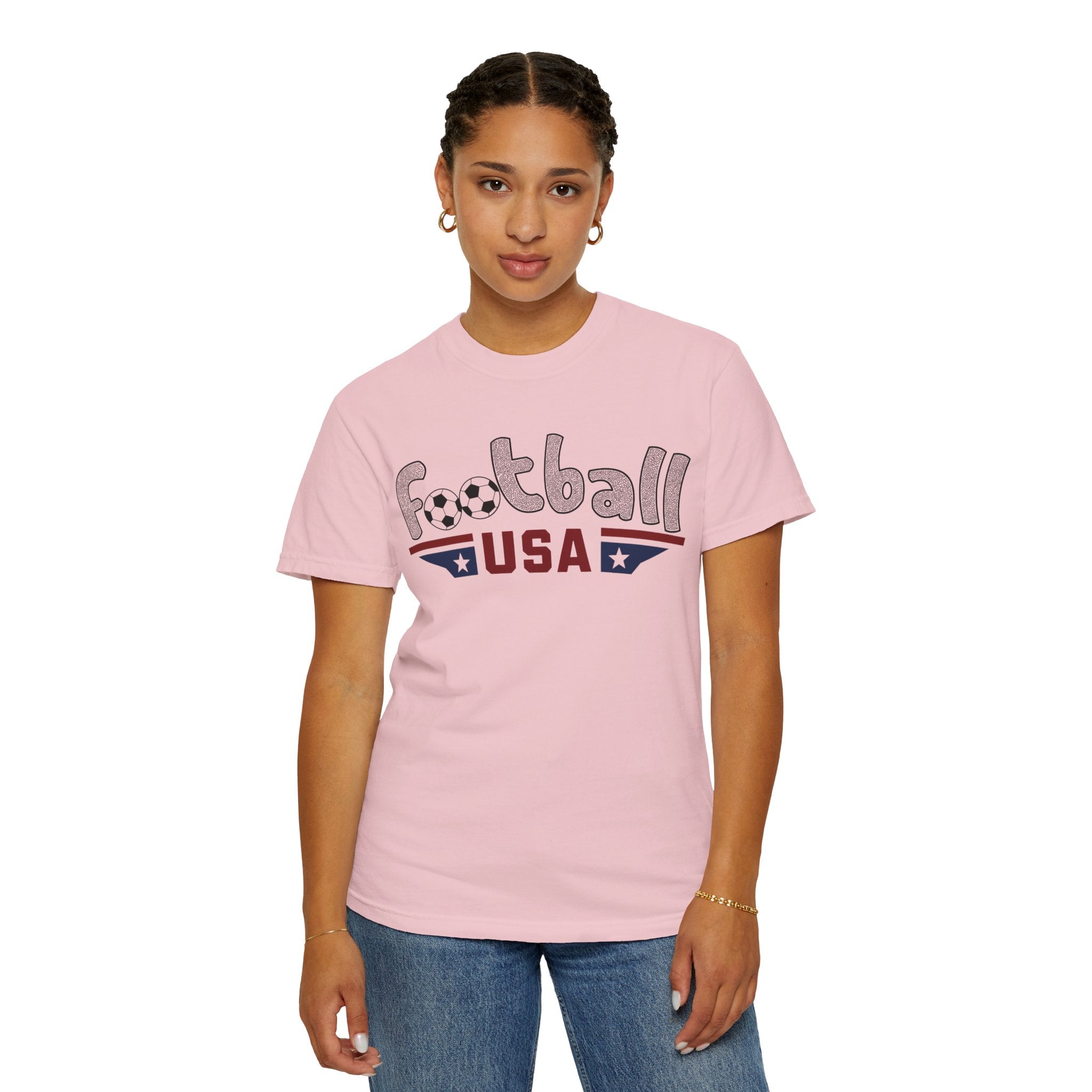 Women’s Football USA Tee on Comfort Colors®