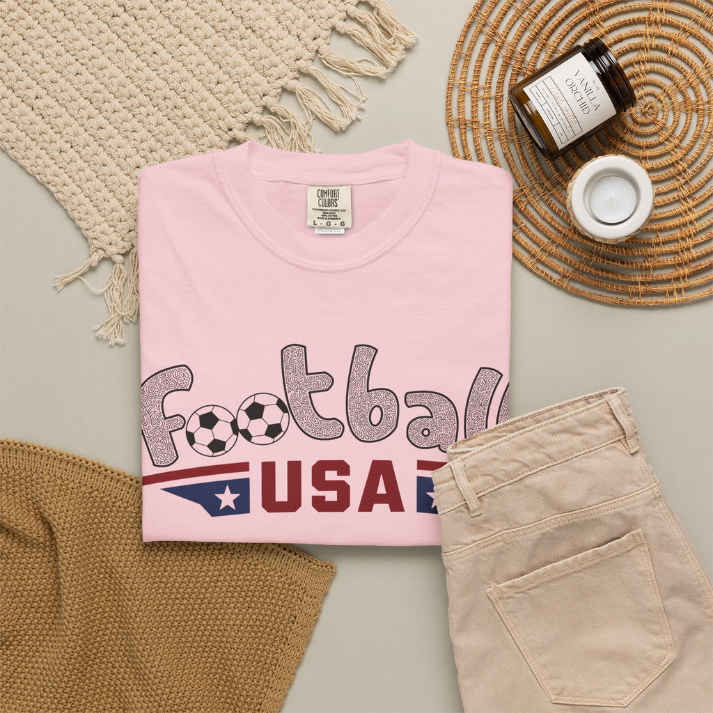 Women’s Football USA Tee on Comfort Colors®