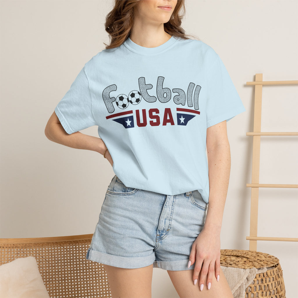 Women’s Football USA Tee on Comfort Colors®