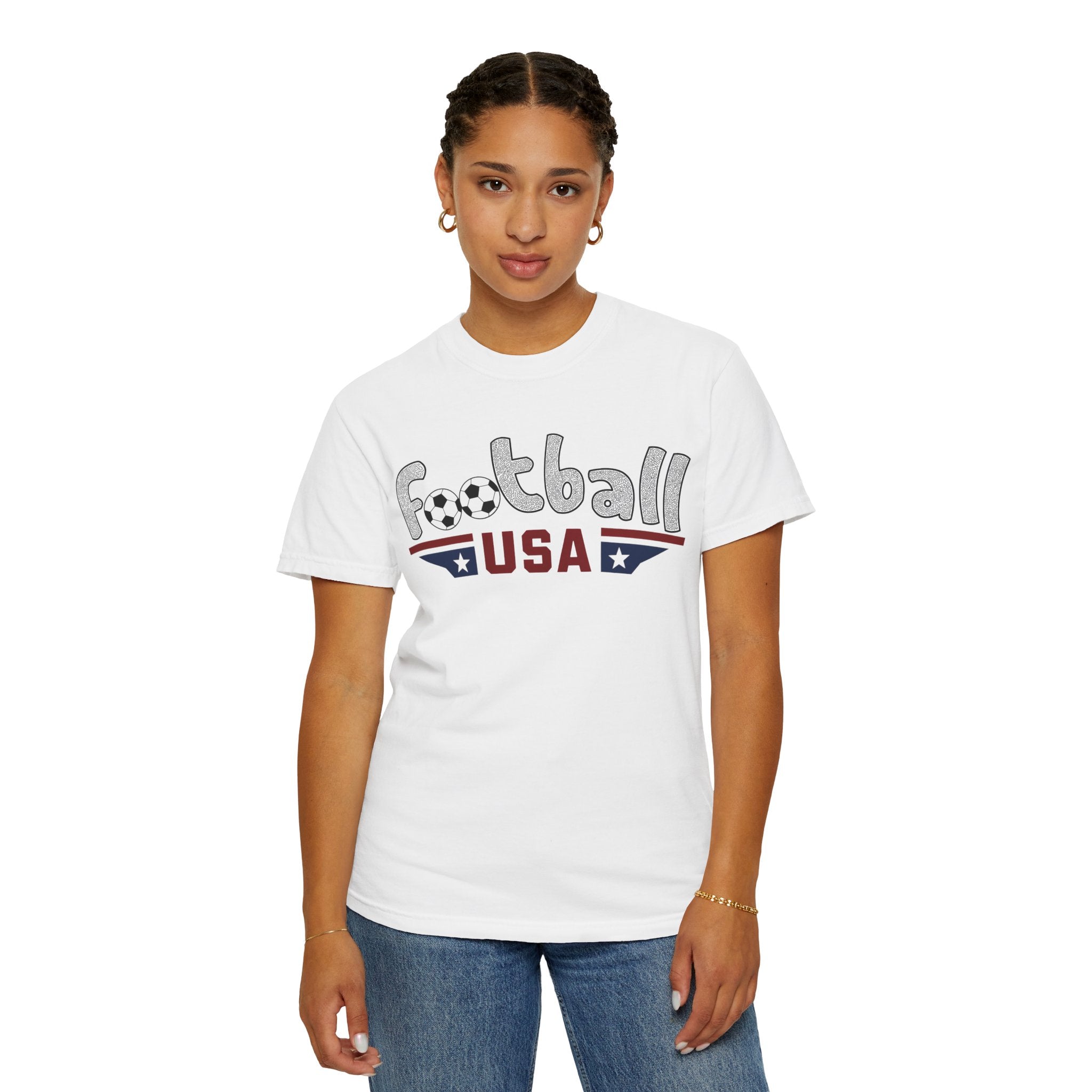 Women’s Football USA Tee on Comfort Colors®