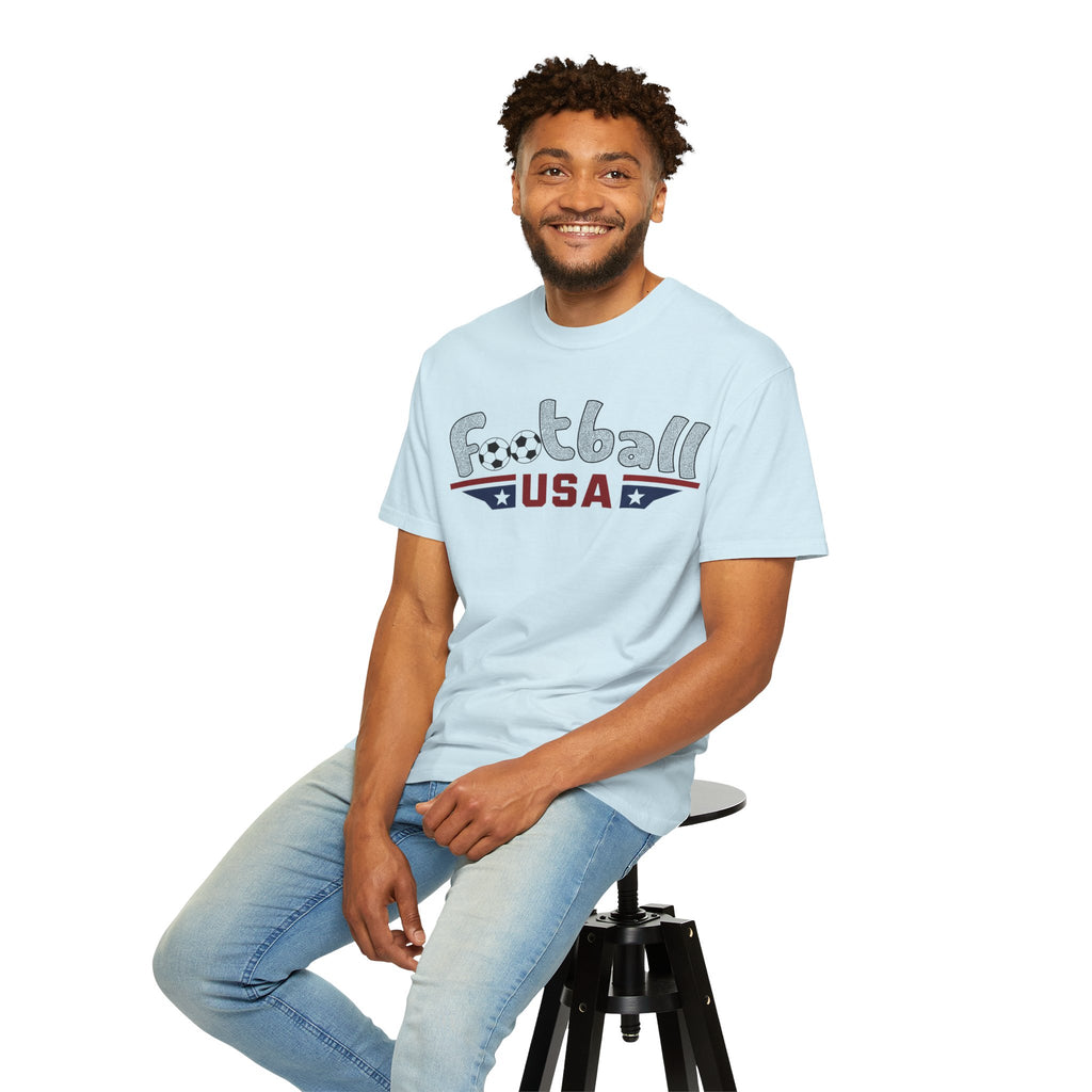 Men’s Football USA Spread Eagle on Comfort Colors® Tee