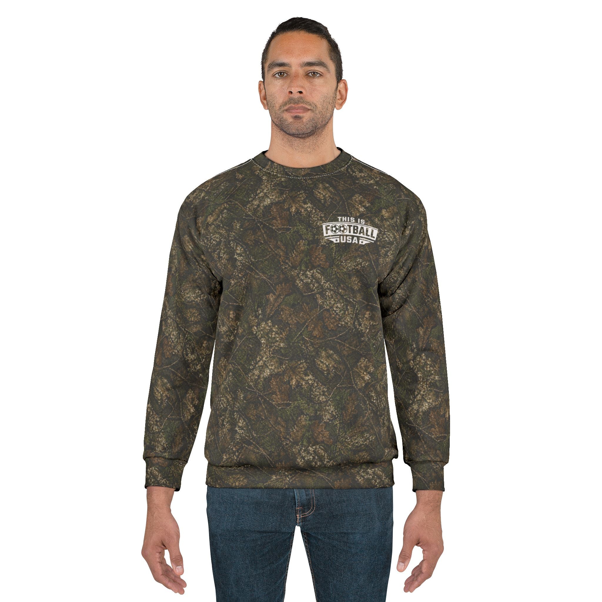 Hidden Eagle Forest Camo Crewneck