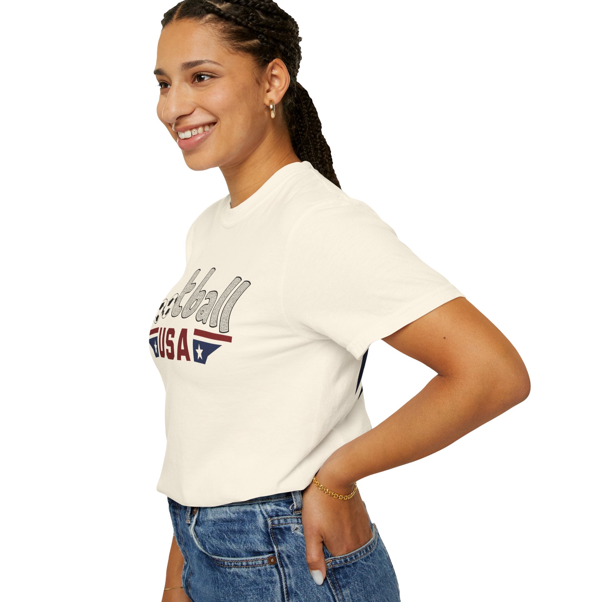 Women’s Football USA Tee on Comfort Colors®