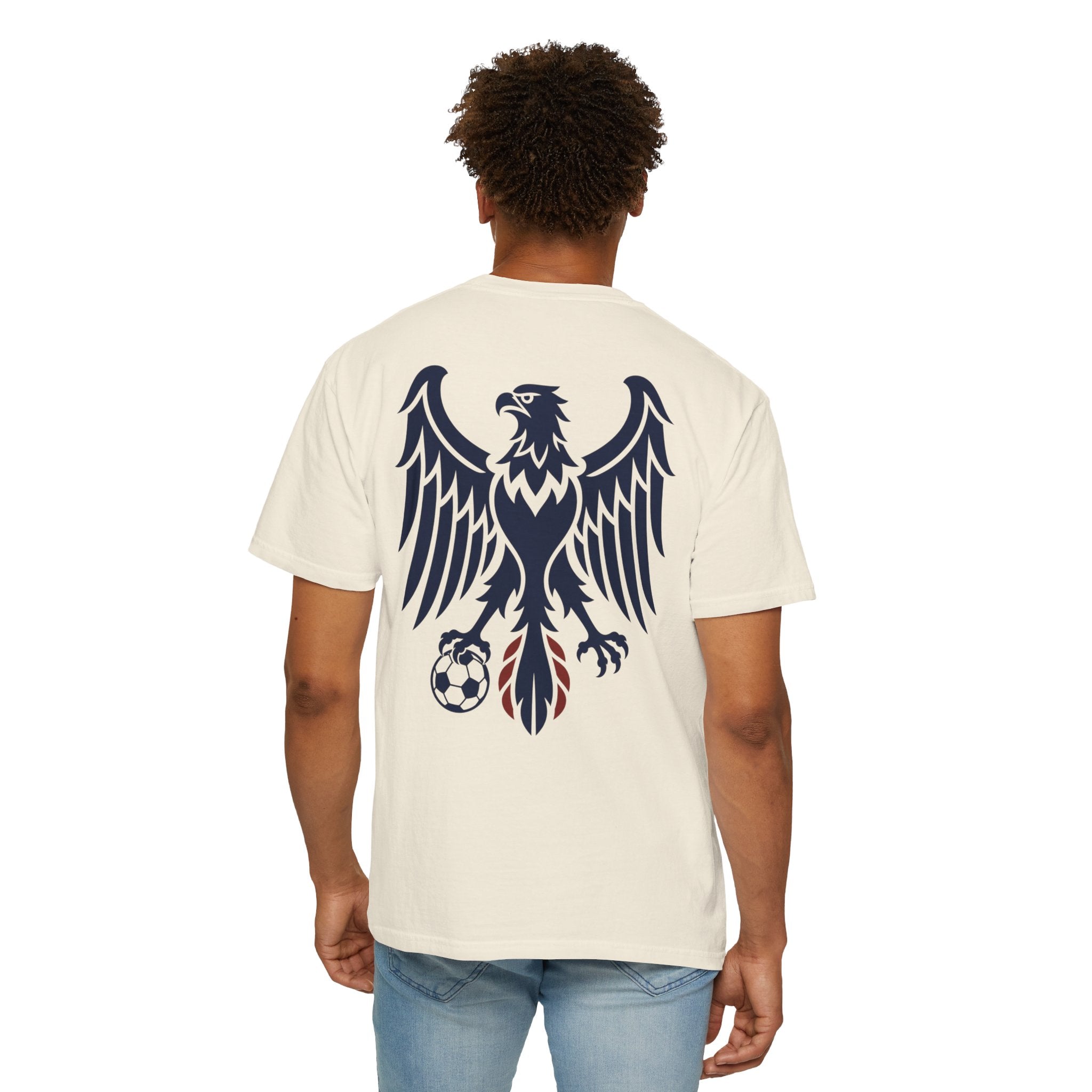 Men’s Football USA Spread Eagle on Comfort Colors® Tee