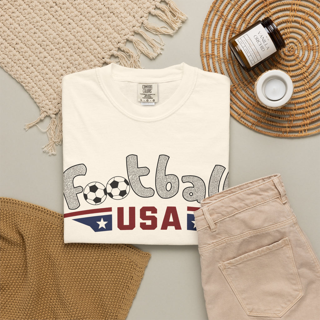 Women’s Football USA Tee on Comfort Colors®