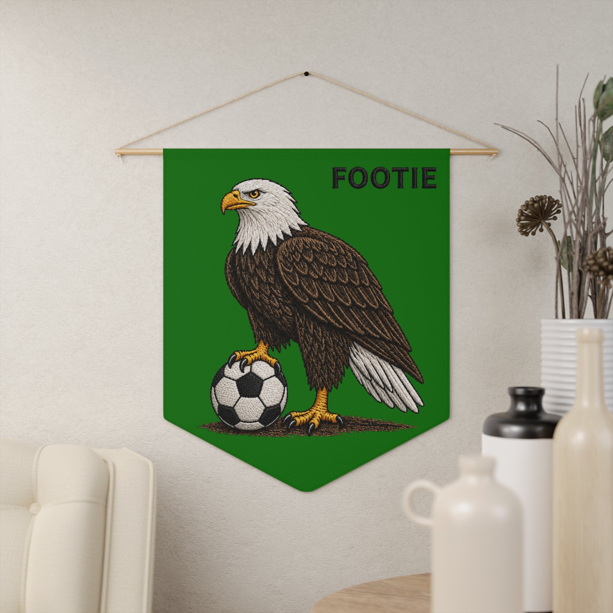 Footie Eagle Pennant