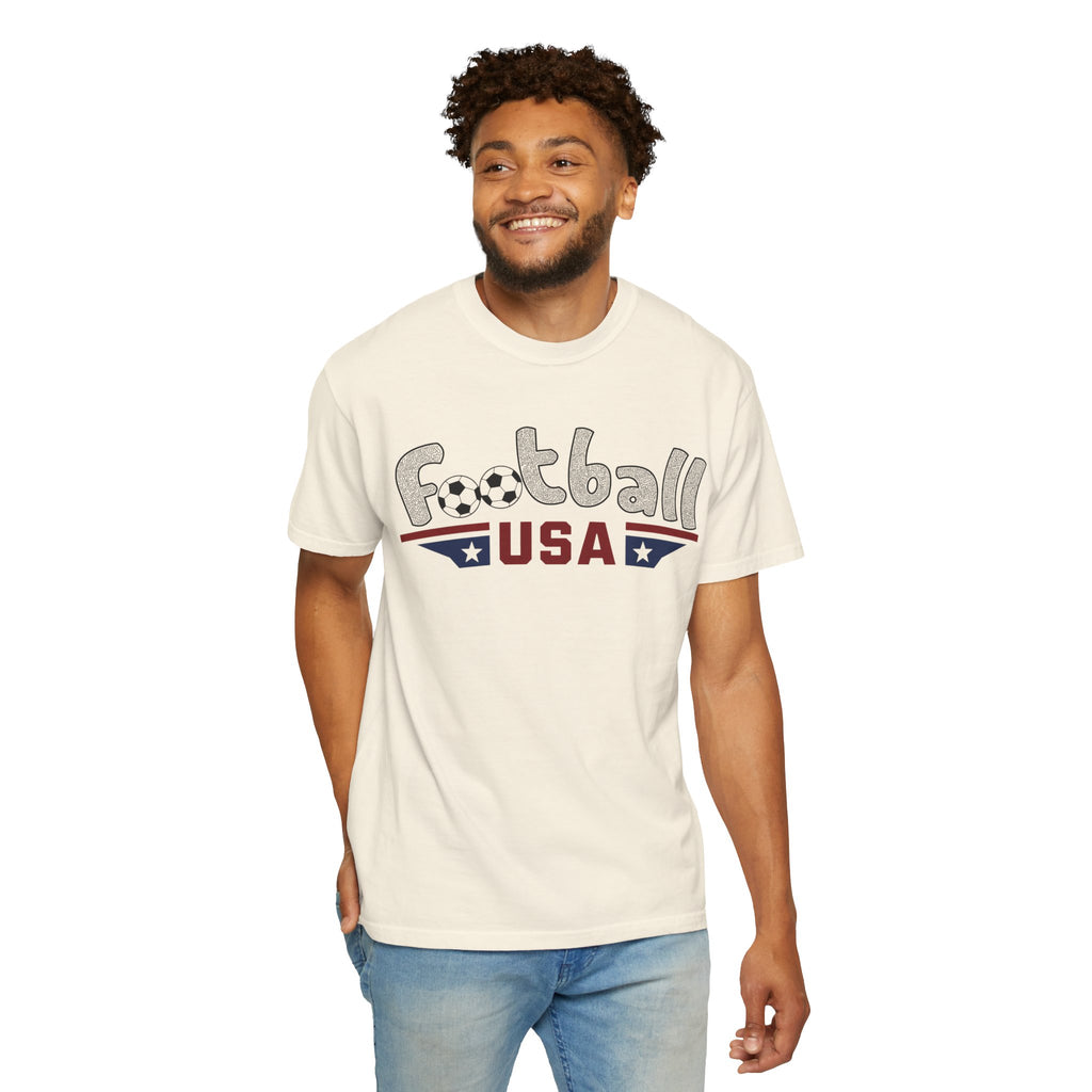 Men’s Football USA Spread Eagle on Comfort Colors® Tee