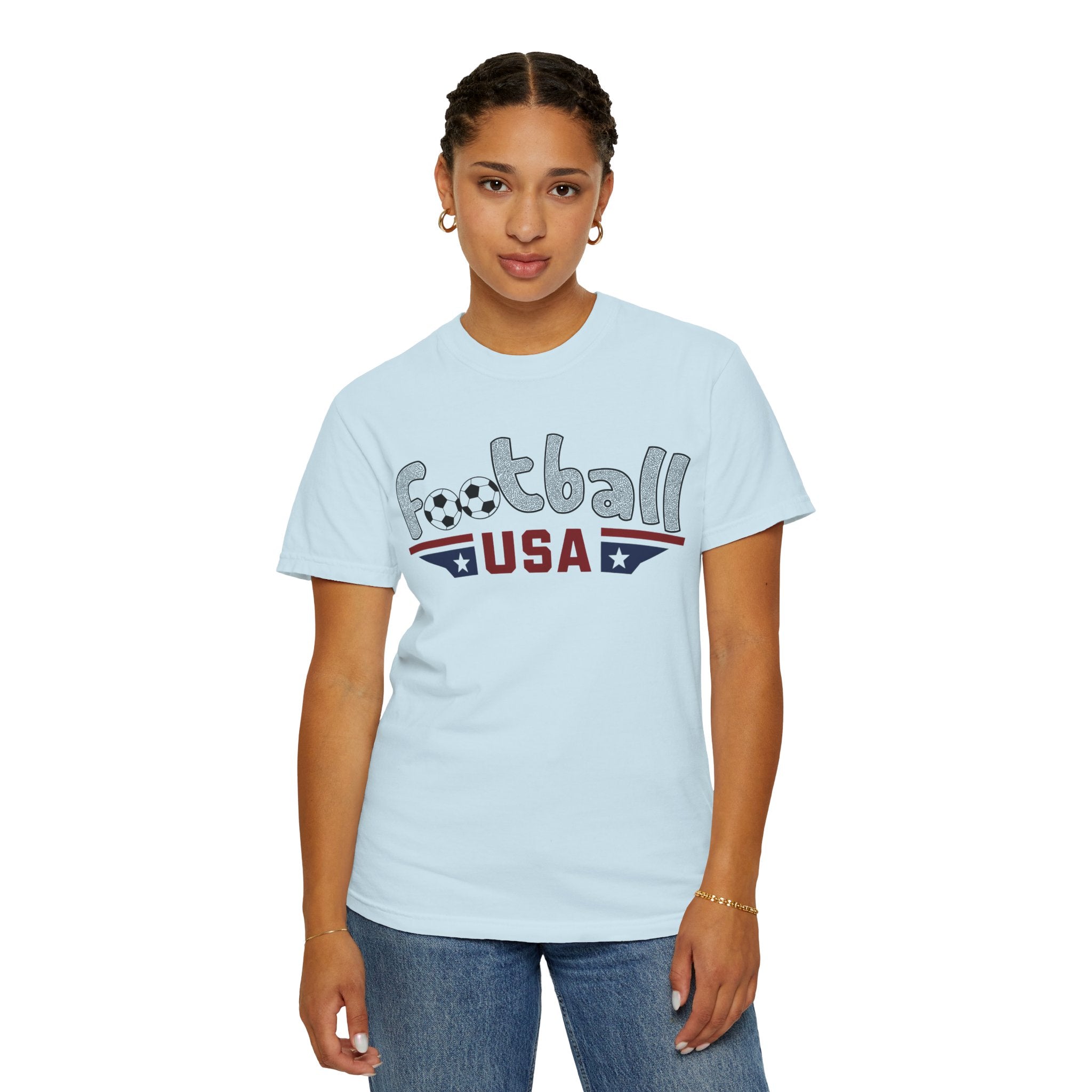Women’s Football USA Tee on Comfort Colors®