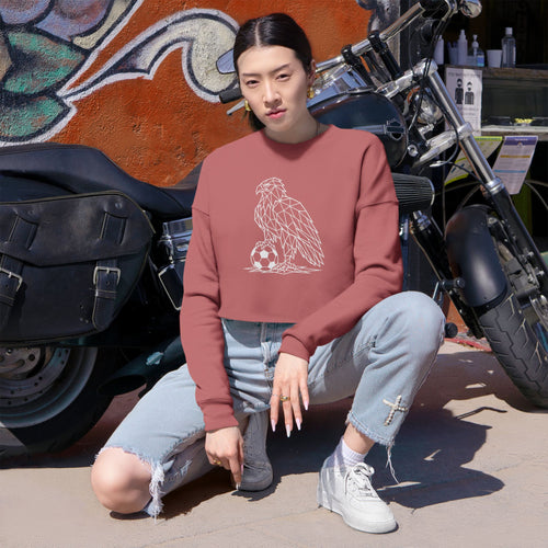 Footie Eagle Cropped Sweatshirt