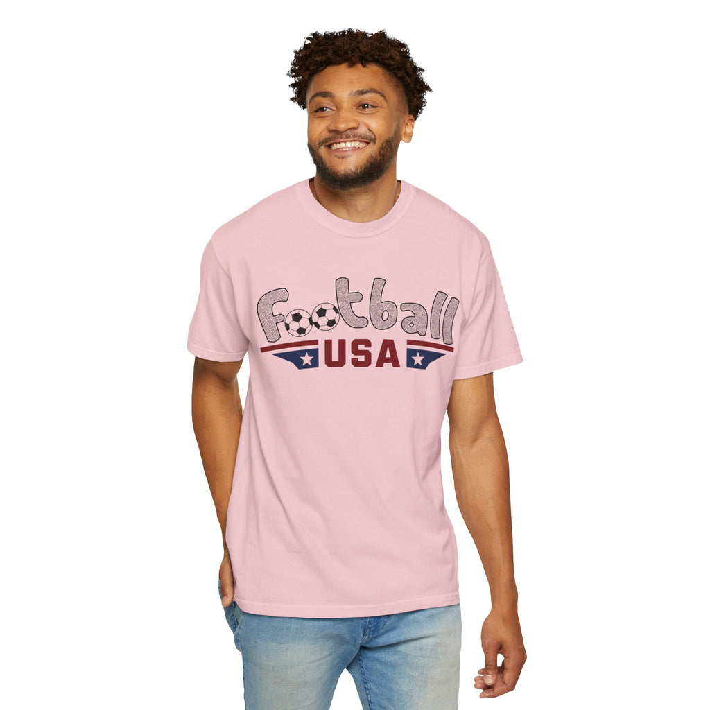 Men’s Football USA Spread Eagle on Comfort Colors® Tee
