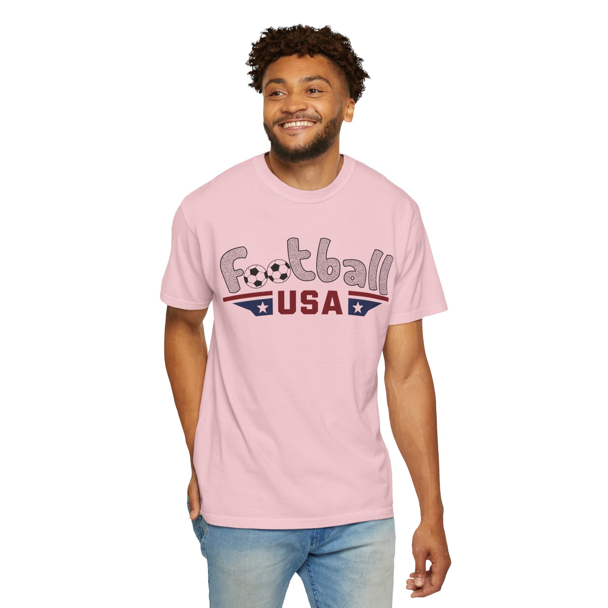 Men’s Football USA Spread Eagle on Comfort Colors® Tee